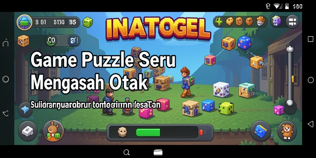 Tampilan gameplay seru dari INATOGEL dengan teka-teki menantang.